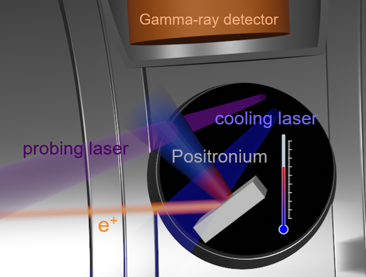 Refroidissement laser réussi du positronium